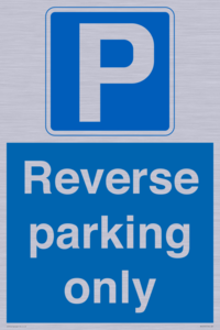 Reverse parking only